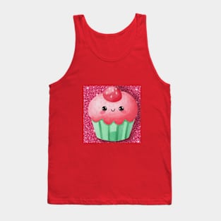 Kawaii Strawberry Cupcake Tank Top